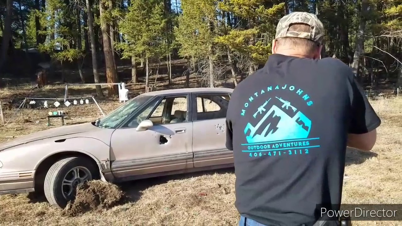 AR-15 vs car door real life scenario