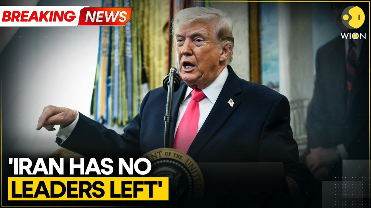 BREAKING: Trump Says No Leaders Left in Iran | WION