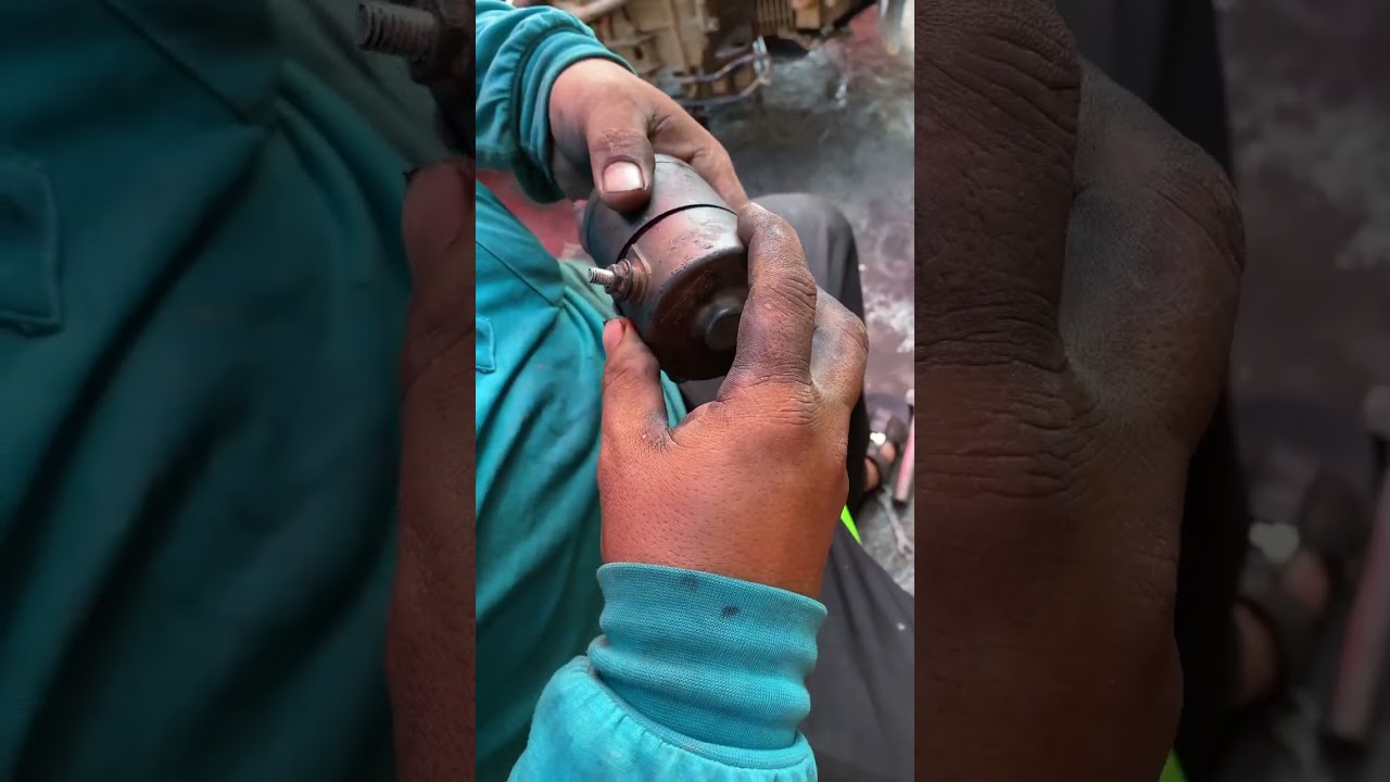Repairing a Motorcycle Starter Motor #fix #motorcycle