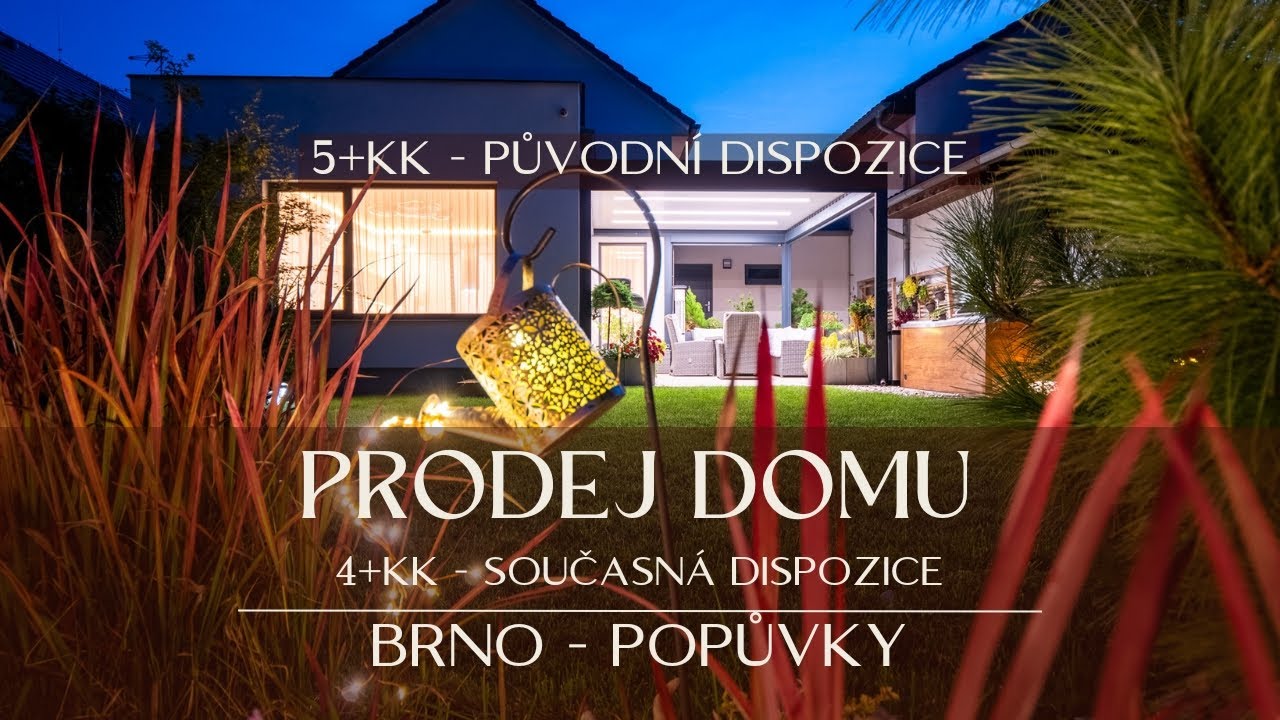 PRODÁNO: Nádherný dům (5kk/4kk) - Popůvky u Brna