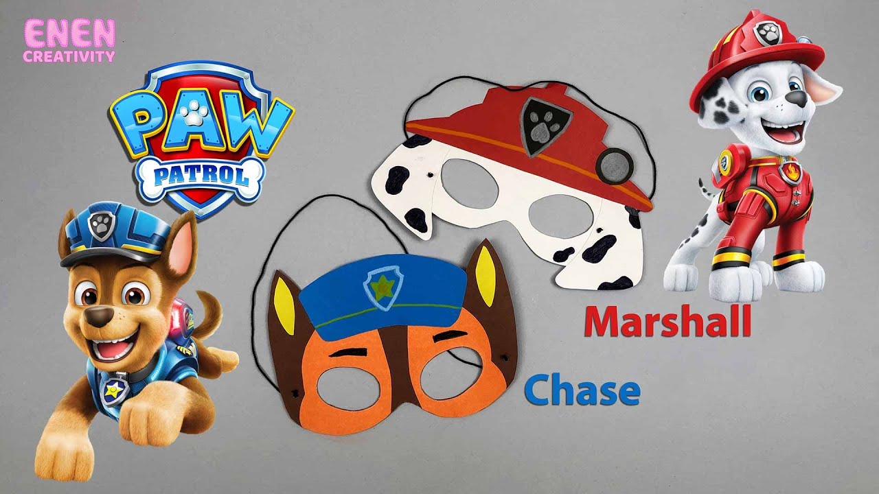 How to make amazing paw patrol masks for kids