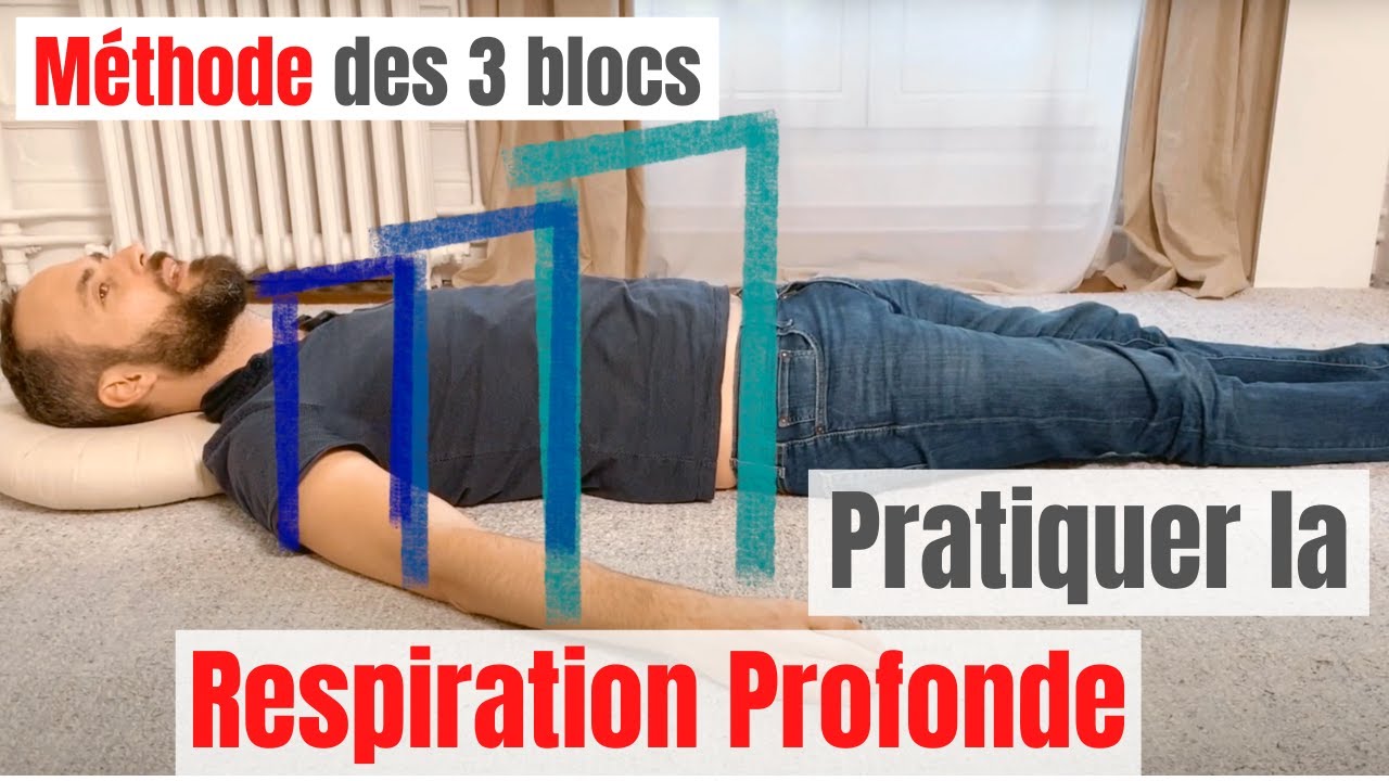 Comment faire la respiration profonde : M&eacute;thode des 3 blocs