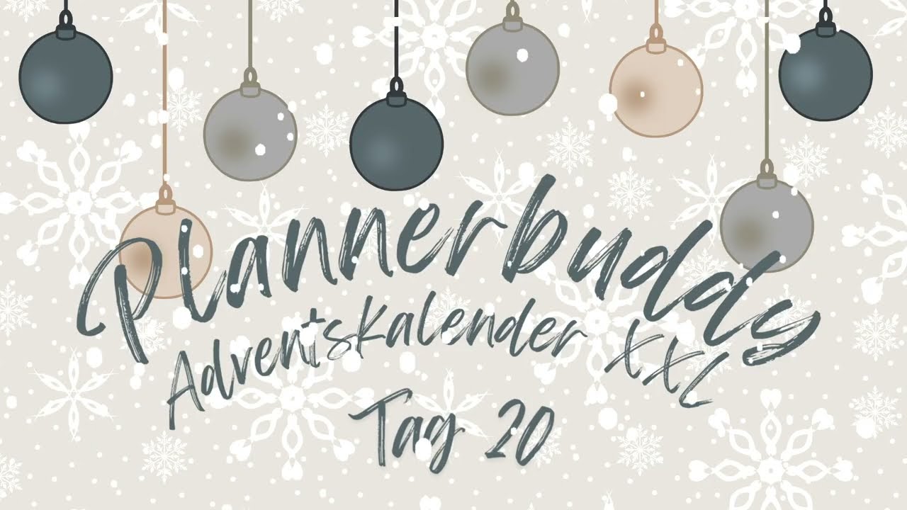 Plannerbuddy Adventskalender XXL | Türchen Nr. 20 | Jahresrückblick 2025 mit @FrauBiber  (german)