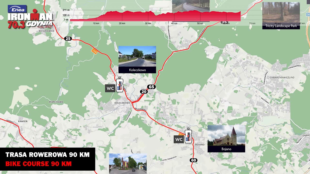 Enea IRONMAN 70.3 Gdynia 2020 - prezentacja tras
