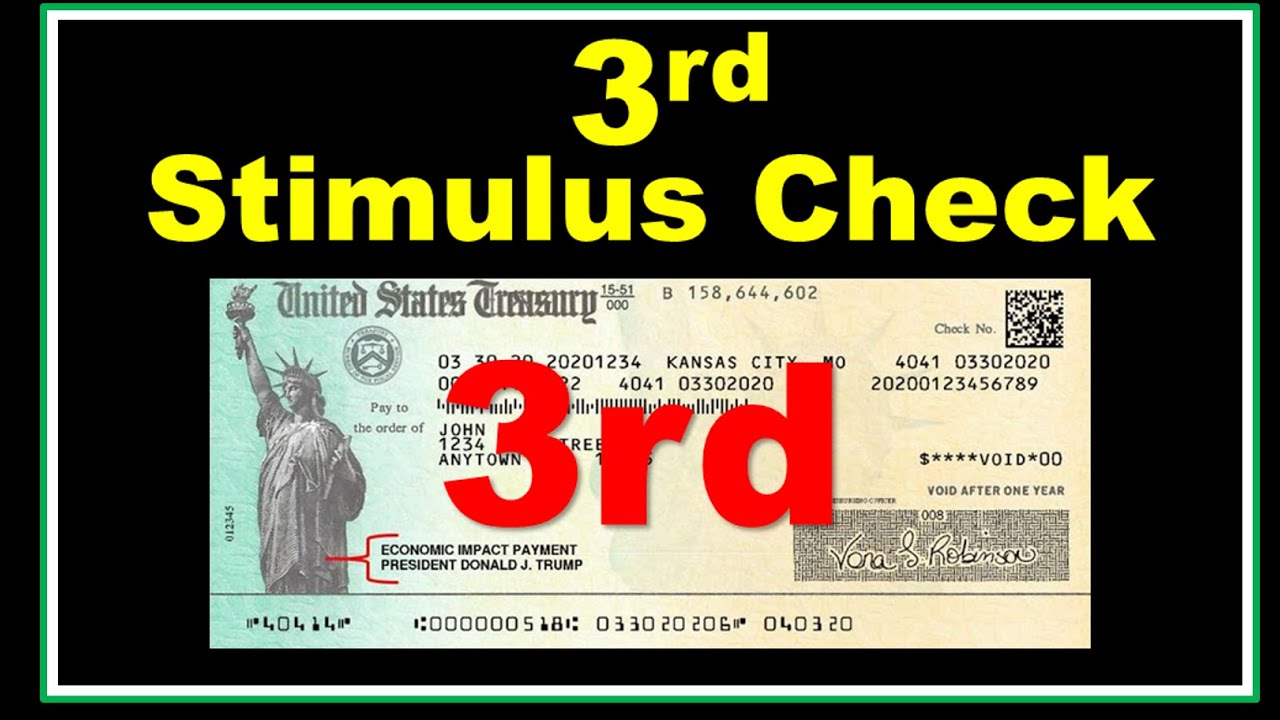 3rd STIMULUS CHECK