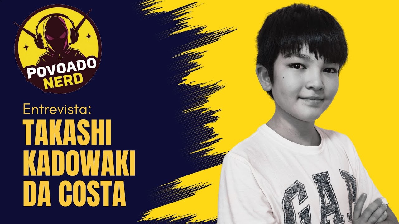 Povoado Nerd: Takashi Kadowaki da Costa é o jovem talento da vez