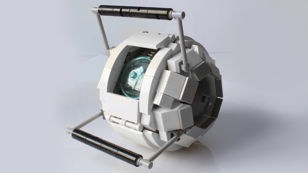 Building Wheatley from Portal 2 with Lego