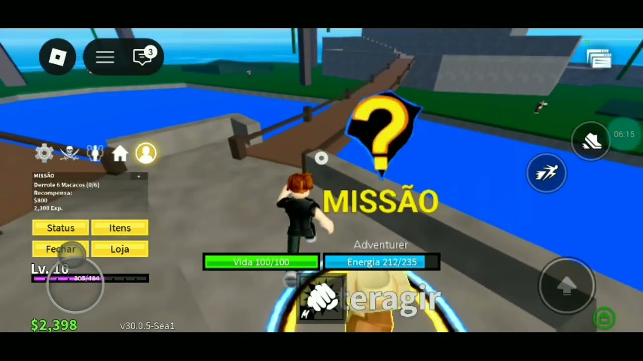 Eu jogando Block full Só usando