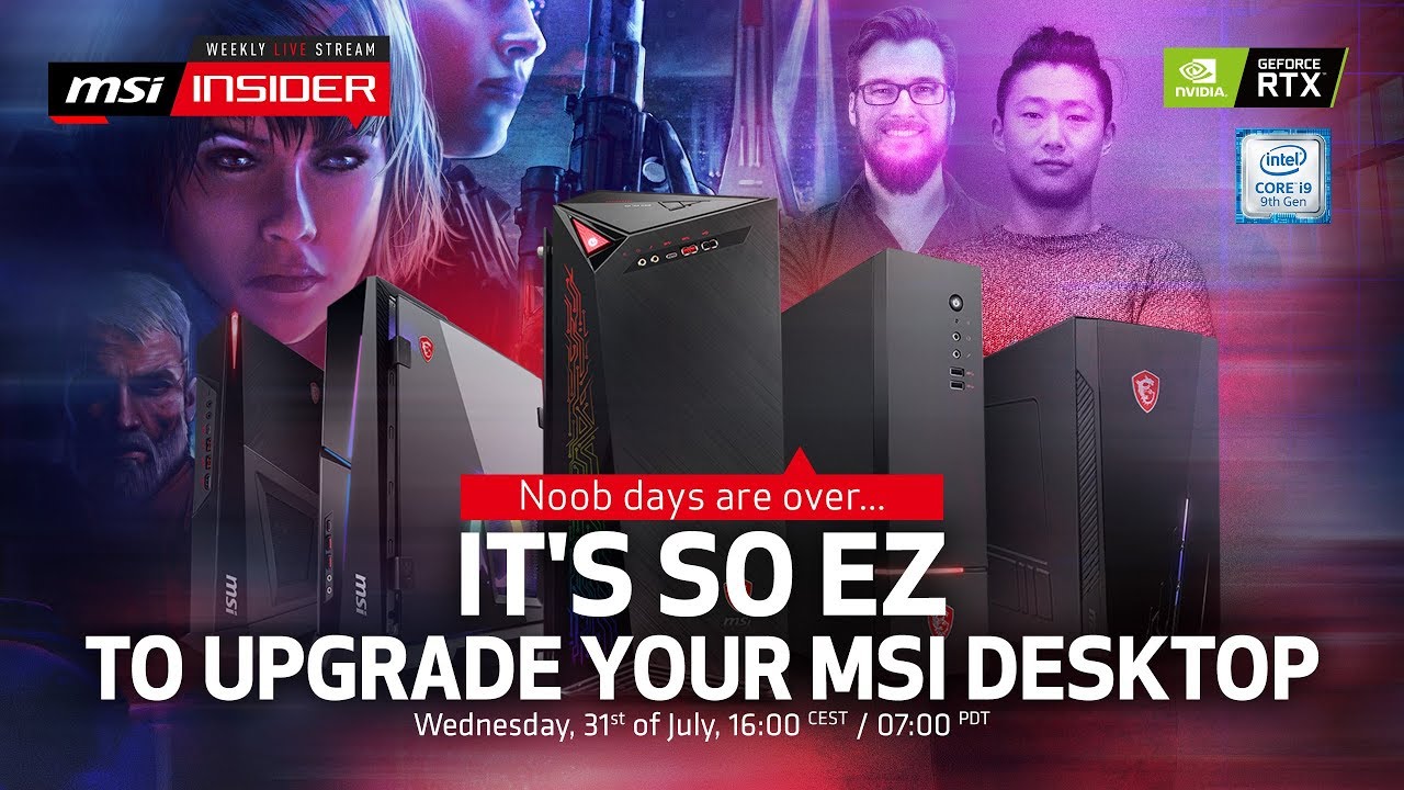 It's so EZ to upgrade your MSI desktop. | MSI