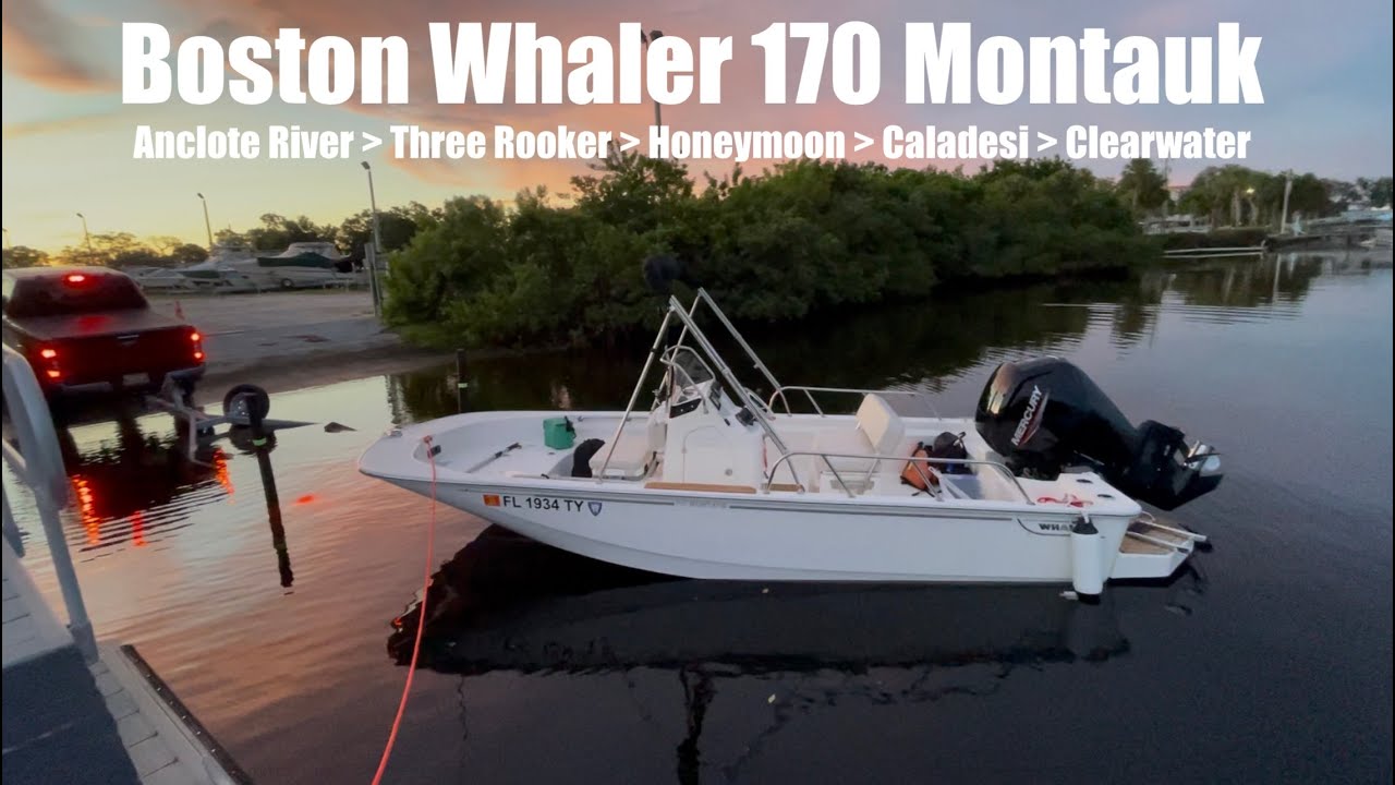 Boston Whaler 170 Montauk Sea Trial #1