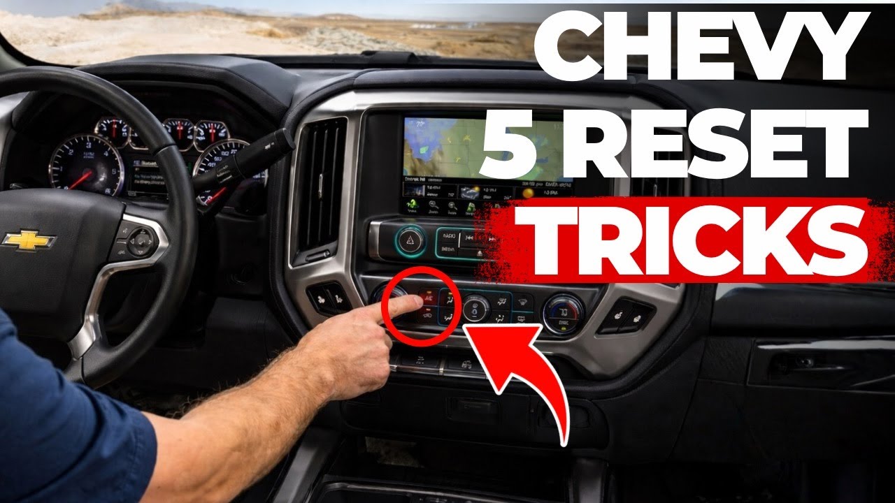 How to RESET Your Chevy & Fix It For Free (5 Real Mechanic Methods)