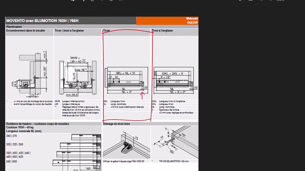 Mise en place du système de tiroirs MOVENTO BLUMOTION de Blum dans PolyBoard