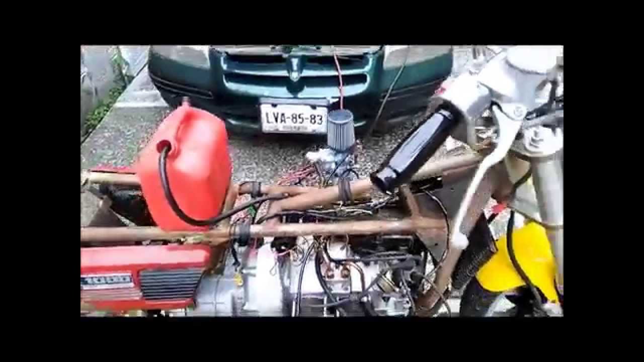 Moto Guzzi con motor de VW (vocho/fusca/bug)