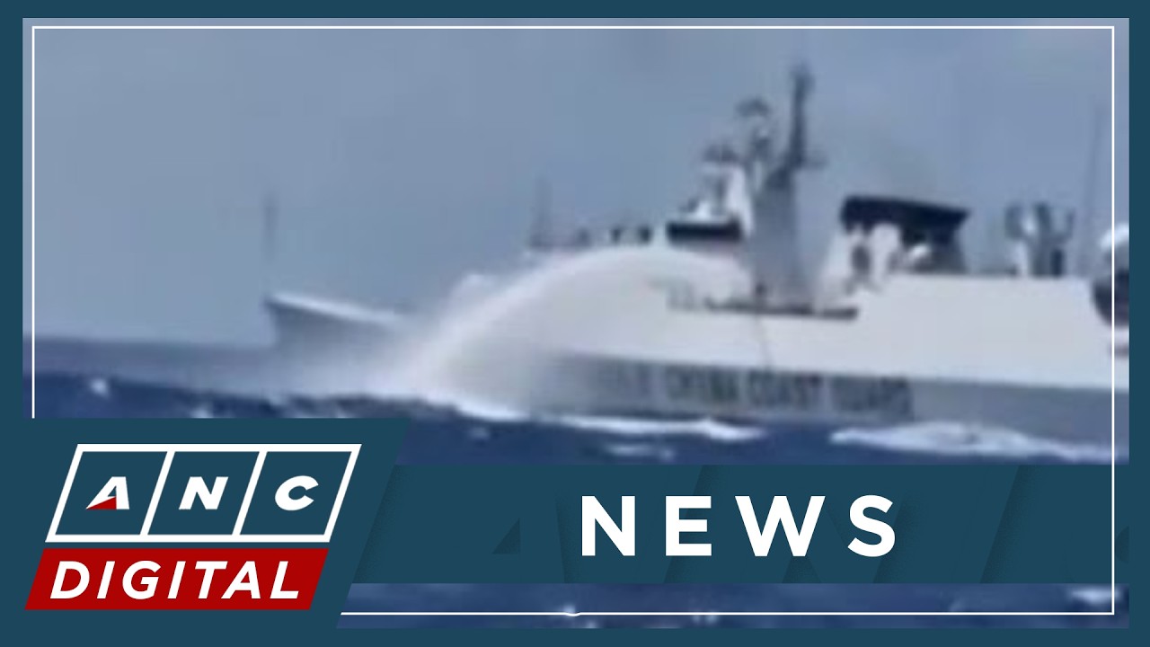 China coast guard deploys water cannon near Bajo de Masinloc | ANC