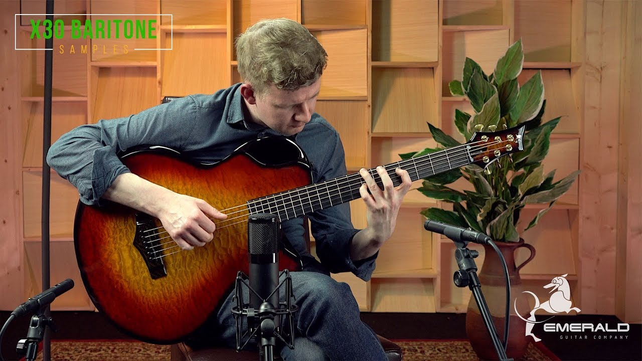 X30 Baritone Samples (Select Series 6-19) Emerald Guitars