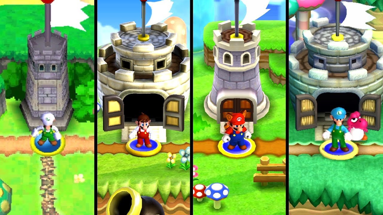 Evolution of Towers in New Super Mario (2006-2022)