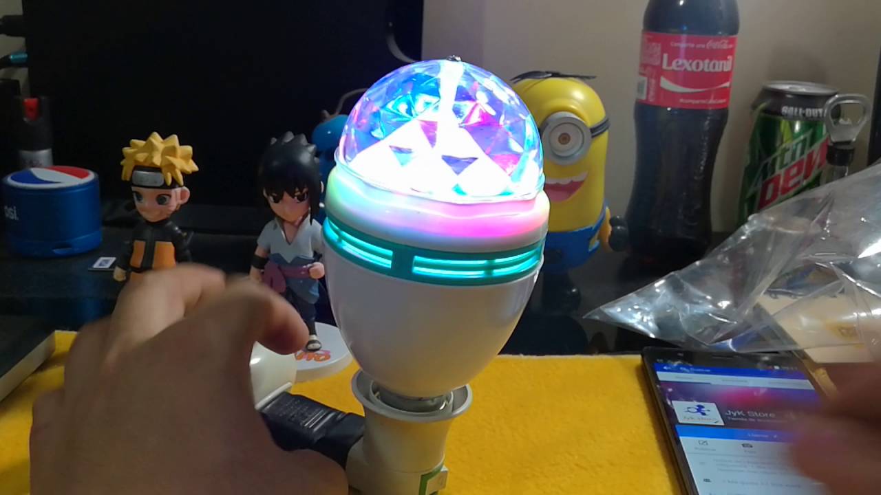 Luces led giratorio 360 para fiestas