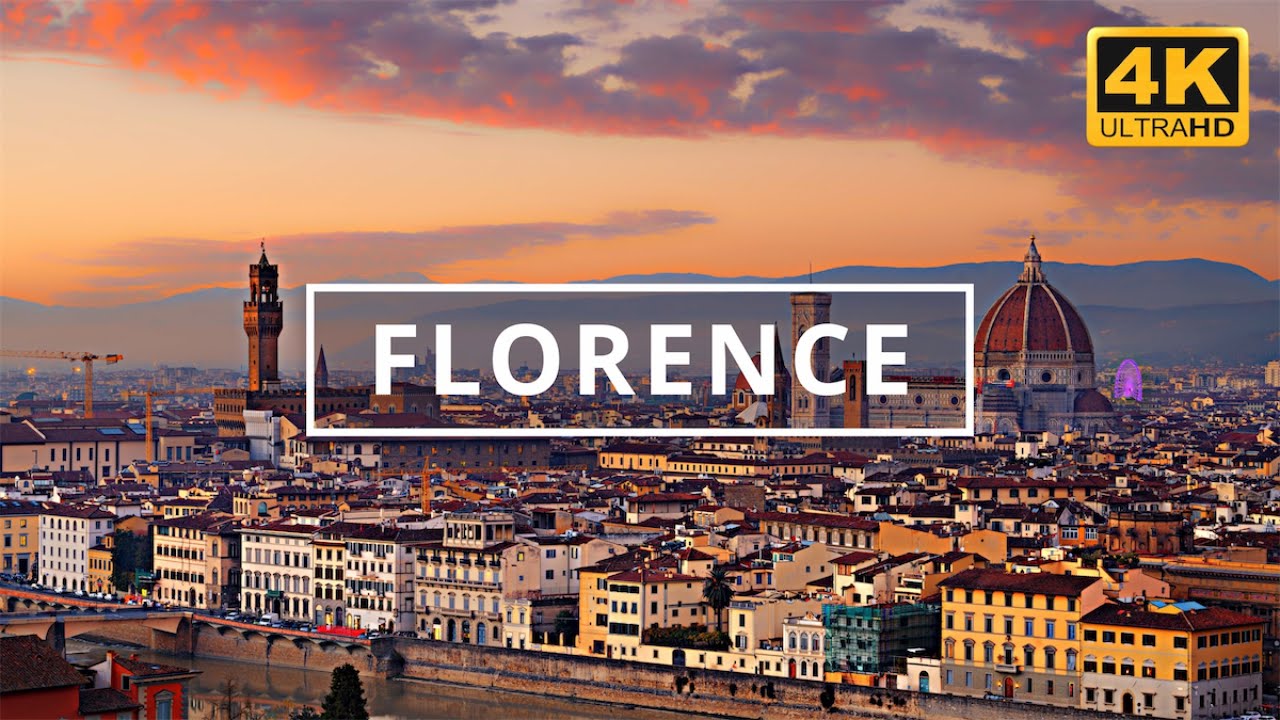 Florence, Italy 🇮🇹 | 4K Drone Footage