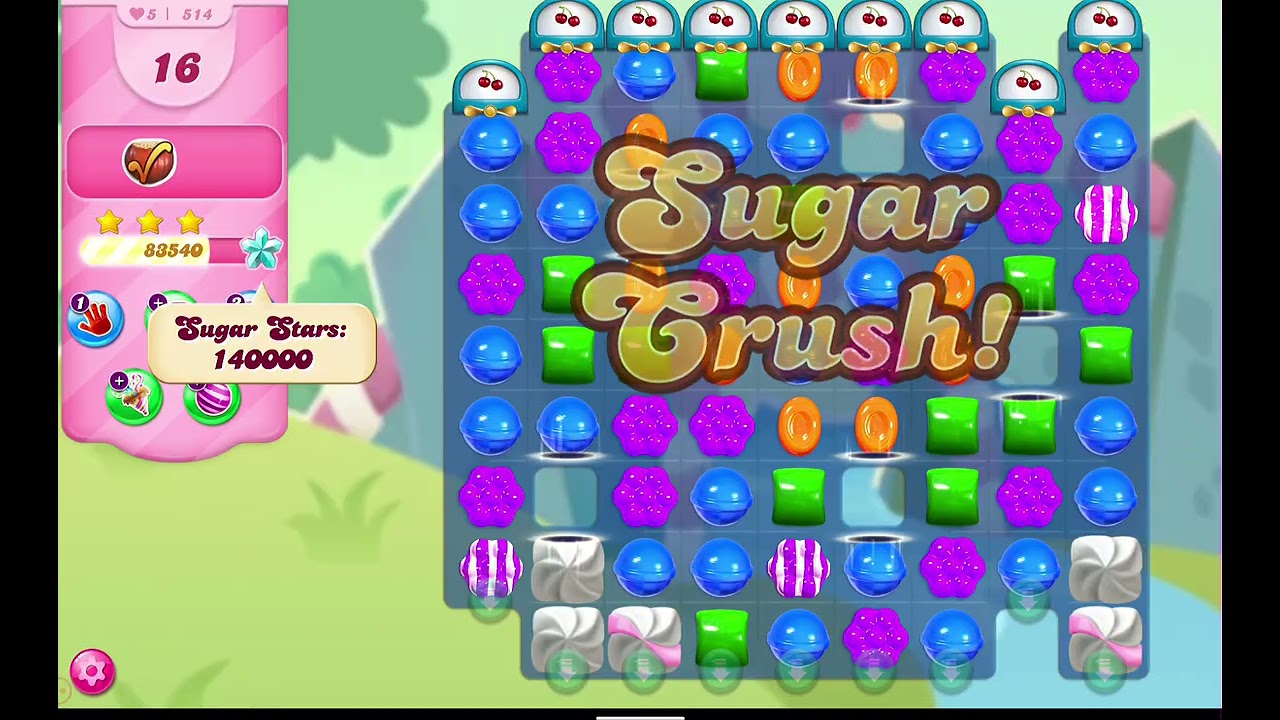 Candy Crush Saga Levels 512 to 515