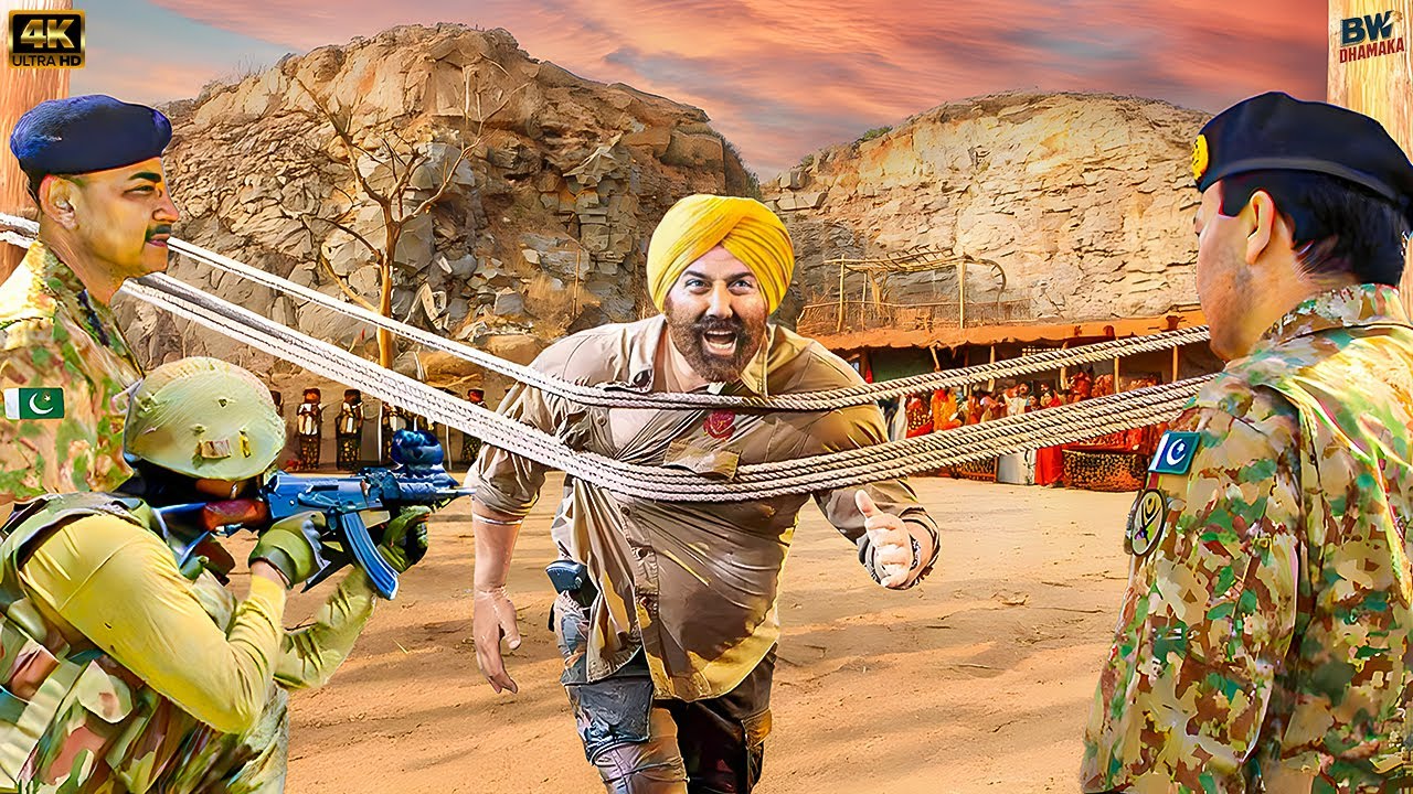 जब सनी देओल को पकिस्तान आर्मी ने पकड़ लिया.. फिर देखो क्या हुआ | Sunny Deol Best Action Dhamaka Movie