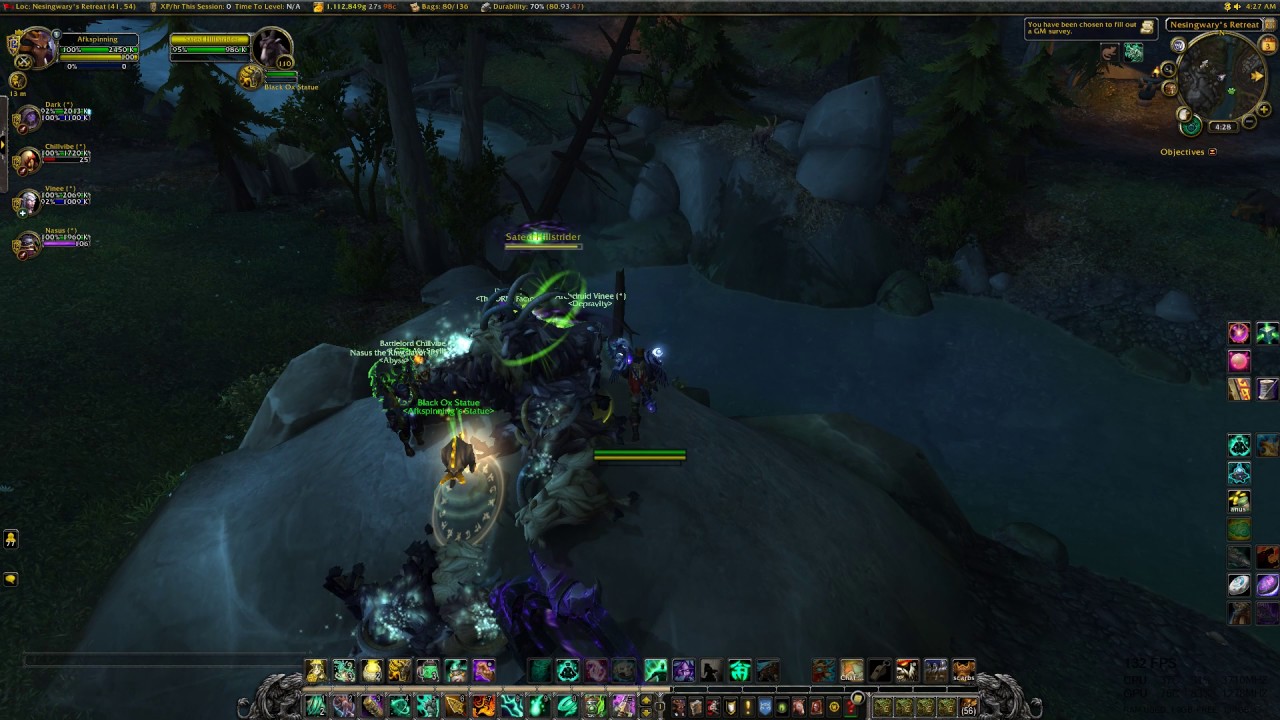 Legion Gold Farming 10-40k+ gold Hr. In Highmountain