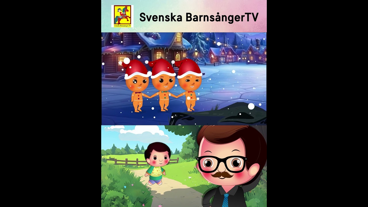 Tre Pepparkaksgubbar Svenska Juls&aring;nger Juls&aring;nger f&ouml;r barn   #christmassongs #barns&aring;nger