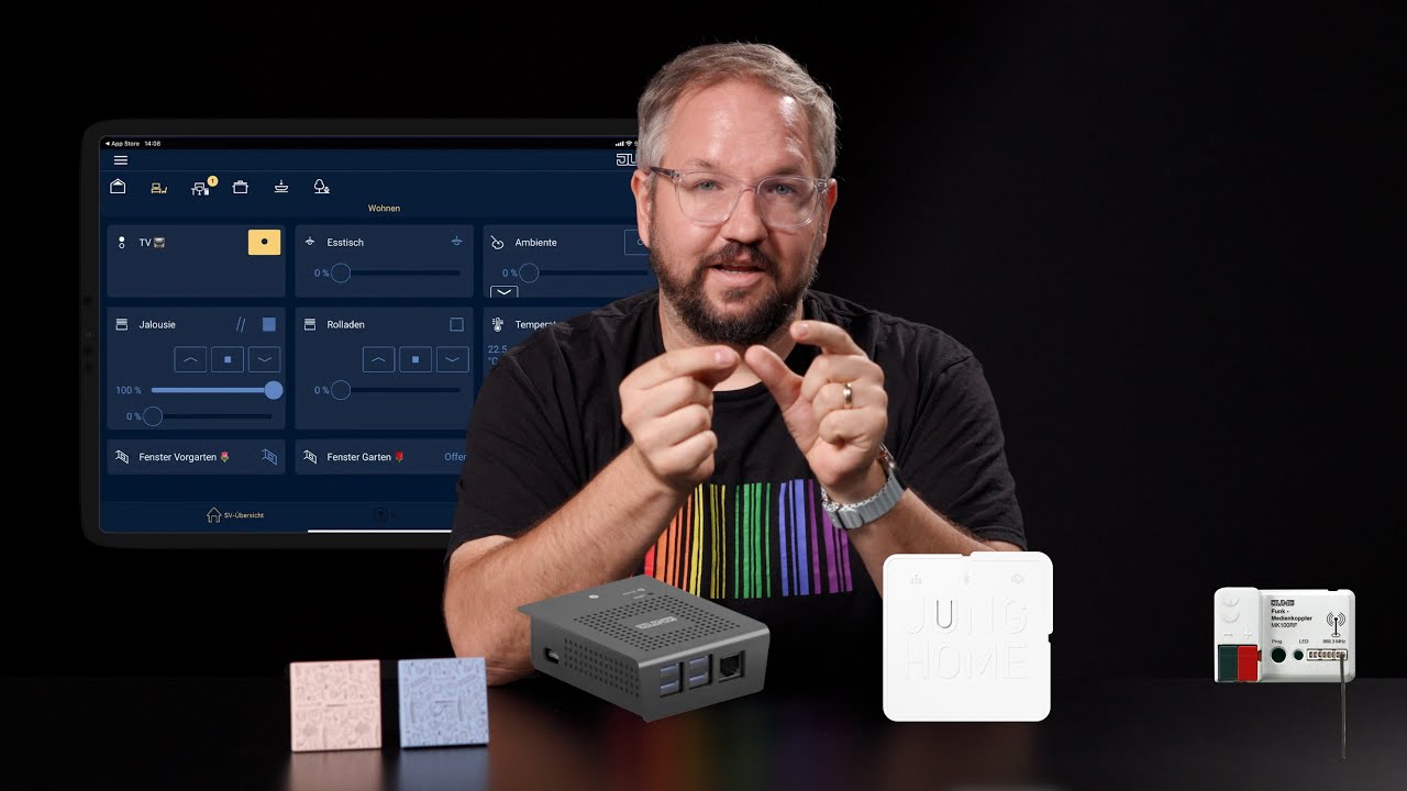 Wie plane ich die KNX Geräte für mein Büro am besten? Bauupdate Büroetage: JUNG KNX, KNX RF und Home
