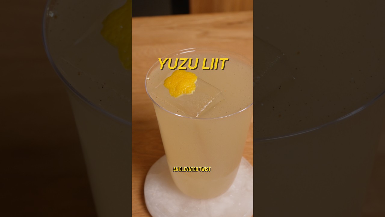 Yuzu Long Island iced tea #shorts #cocktail