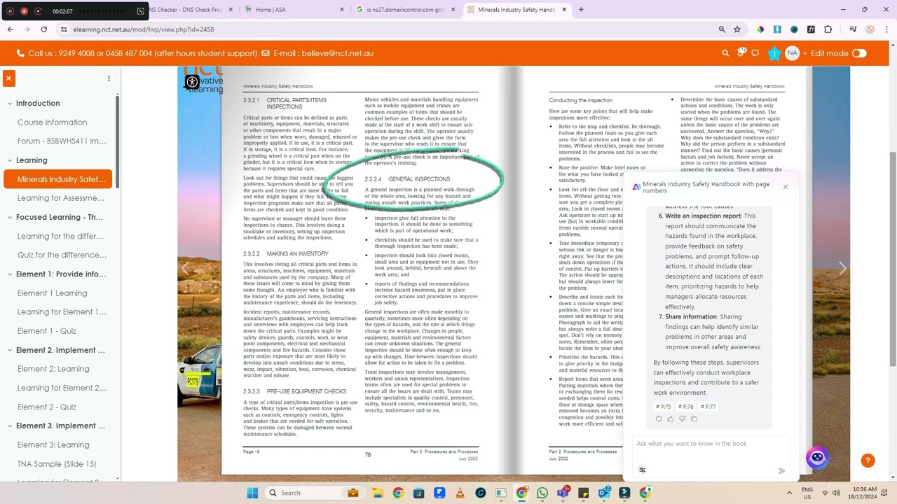 s26 Supervisor Course Perth - Minerals Industry Safety Handbook FlipBot
