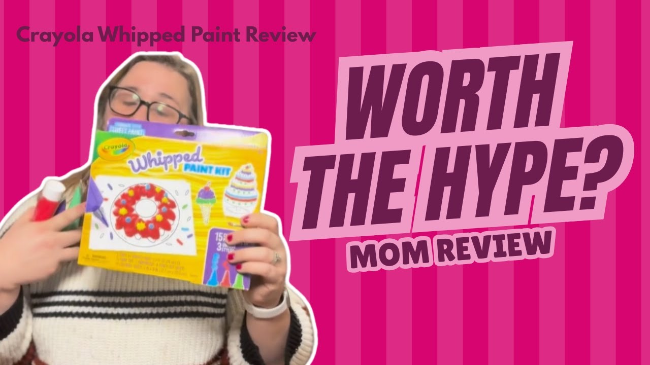 Crayola Whipped Paint Review Fun, Mess-Free Art Activity or Not?