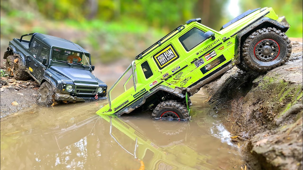 MUD BATTLE - Traxxas TRX6 vs YIKONG YK6101 6x6