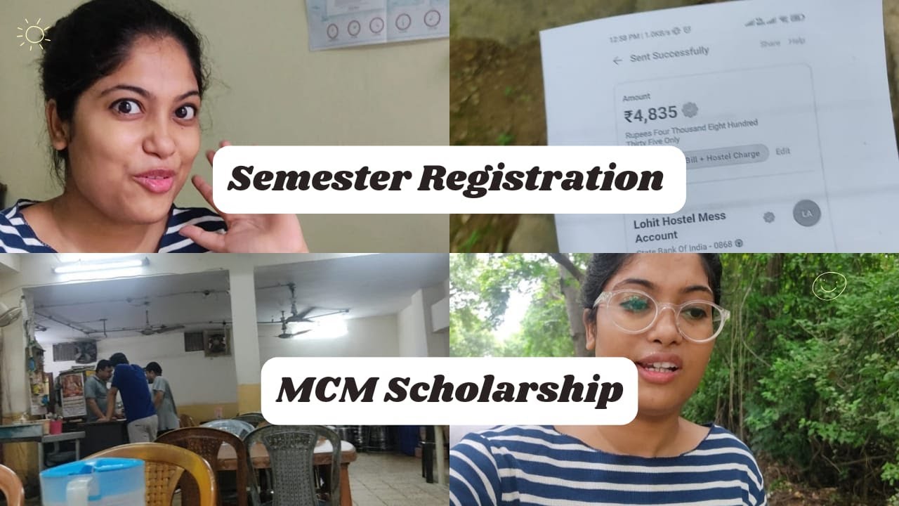 3rd semester registration| Bank account open nahi hua😔| MCM scholarship| #Zulekha@jnu