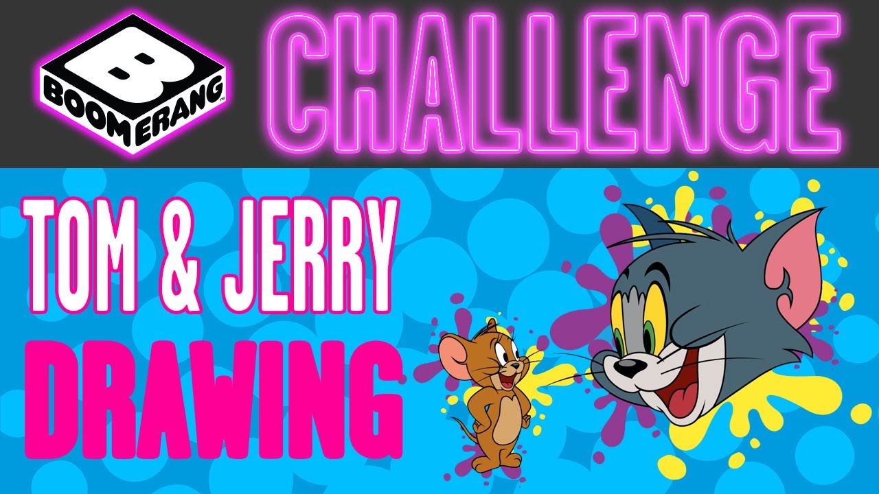 Boomerang Challenge | Tom and Jerry Drawing | Boomerang UK 🇬🇧