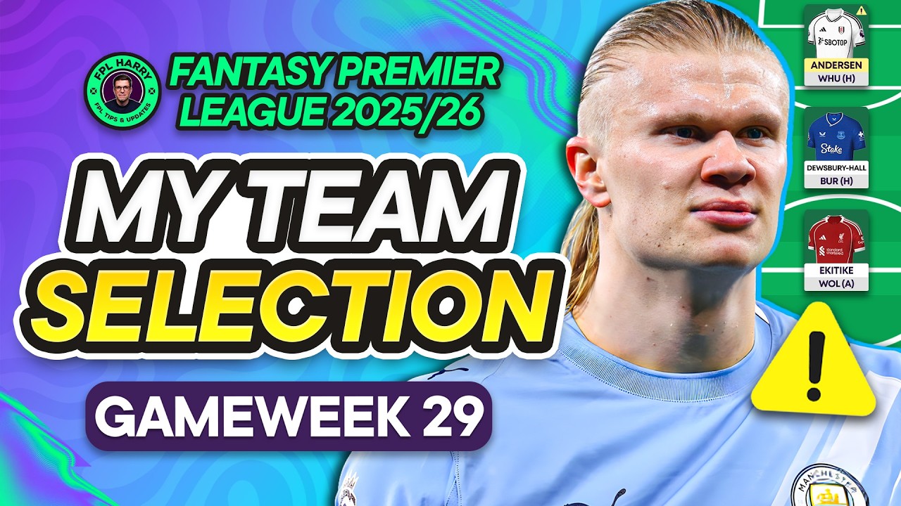 MY FPL GW29 TRANSFER PLANS! 📝 HAALAND & WILSON INJURED? ⚠️ | Fantasy Premier League Tips 2025/26