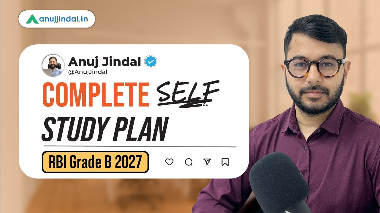RBI Grade B 2027 | Complete Study Plan & Strategy | Step-by-Step Roadmap | Anuj Jindal