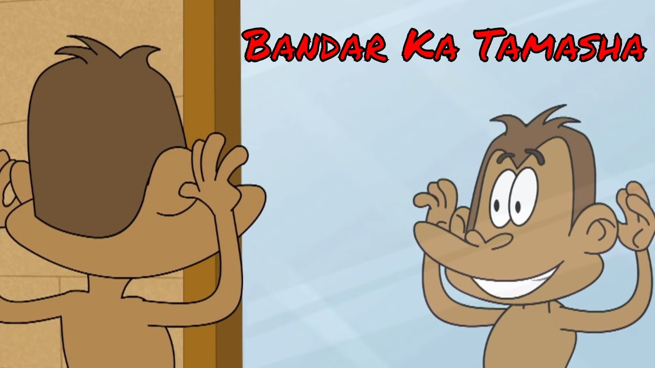 Bandar Ka Tamasha EP - 80 - Pyaar Mohabbat Happy Lucky - хинди мультфильм