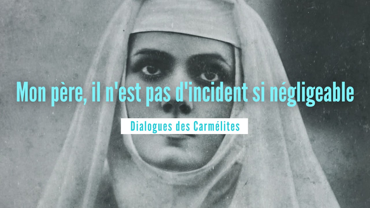 Accompaniment for Mon père, il n'est pas d'incident si négligeable from Dialogues des Carmélites