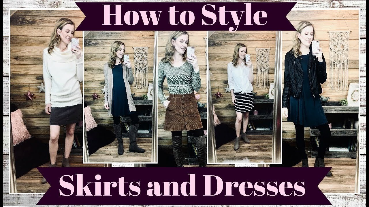 How to Style: Skirts and Dresses for Winter/Early Spring