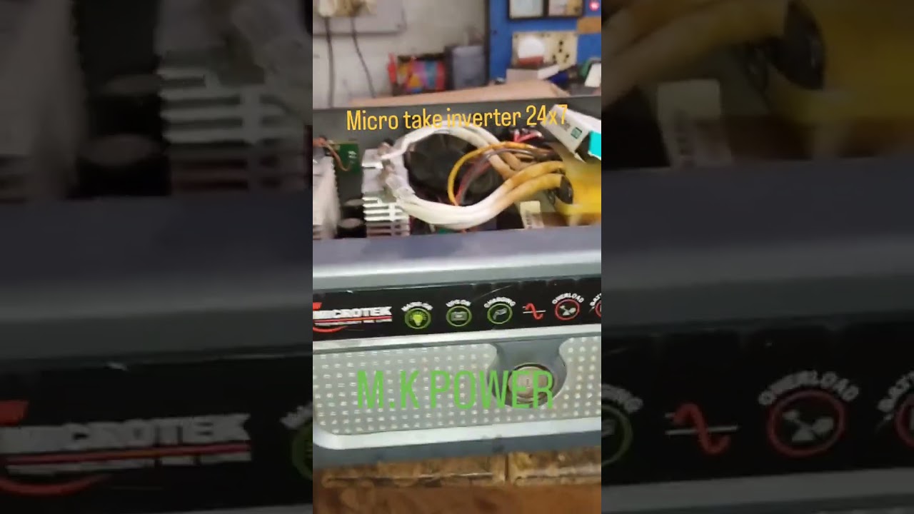 micro take inverter 24×7drive problem 👍💯 