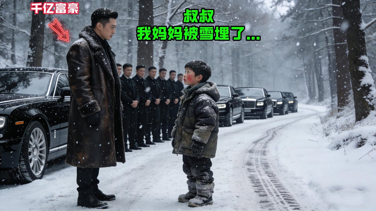 “叔叔，我媽媽被雪埋了…”男孩攔着千億富豪的車隊求救，他帶着10人追着男孩進雪林，改變了彼此的一生！#感人故事 #感人壹幕 #故事分享