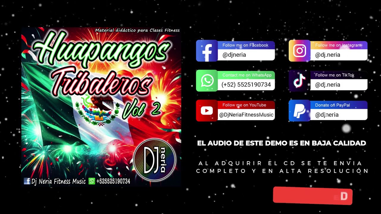 Demo Cd Huapangos Tribaleros Vol 2 - Dj Neria (Música #Step #Hilow #Trampolin #Cardio #Jump) 155 BPM