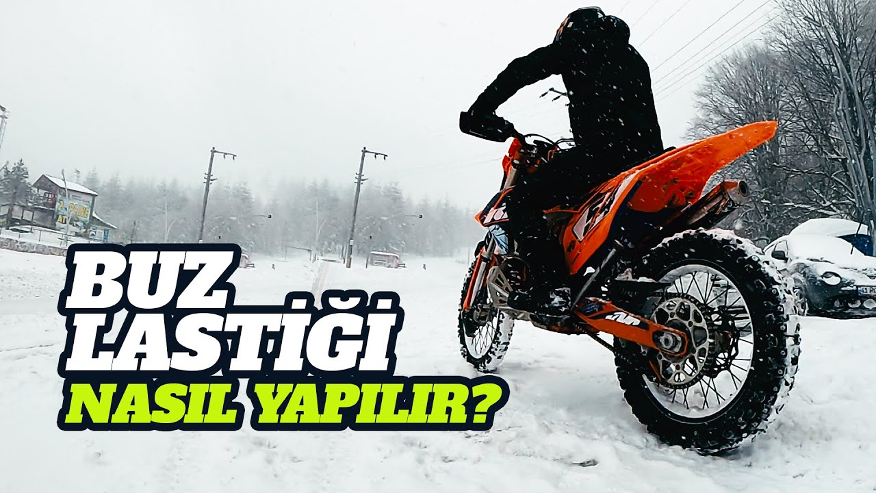 Enduro Buz Lastiği Nasıl Yapılır? (Çivili Lastik)