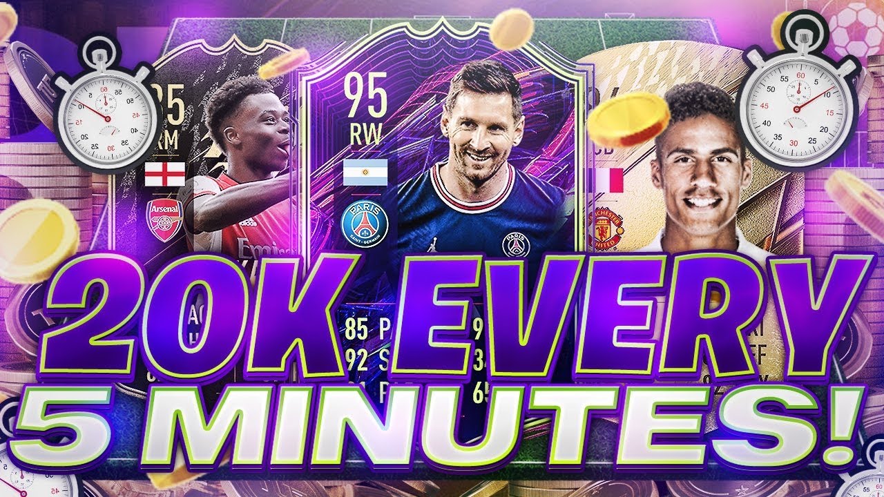 20K EVERY 5 MINS FIFA 22 BEST TRADING METHODS (FIFA 22 SNIPING FILTERS & FLIPPING)