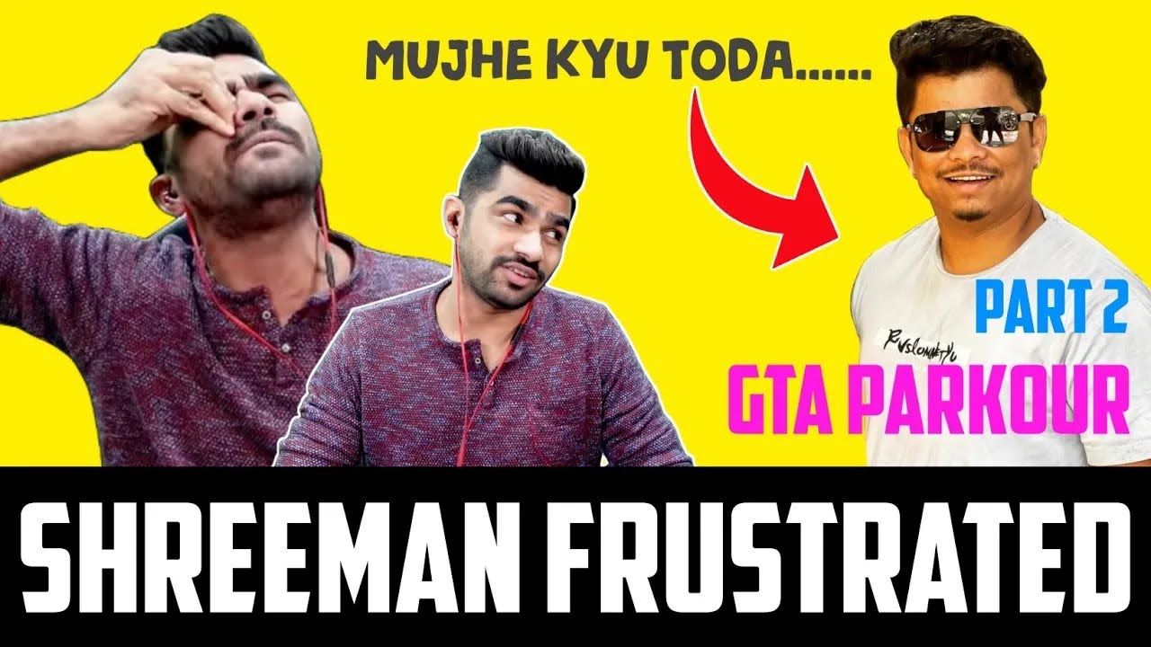 Shreeman Legend GTA 5 Parkour Funny Moments Part 2