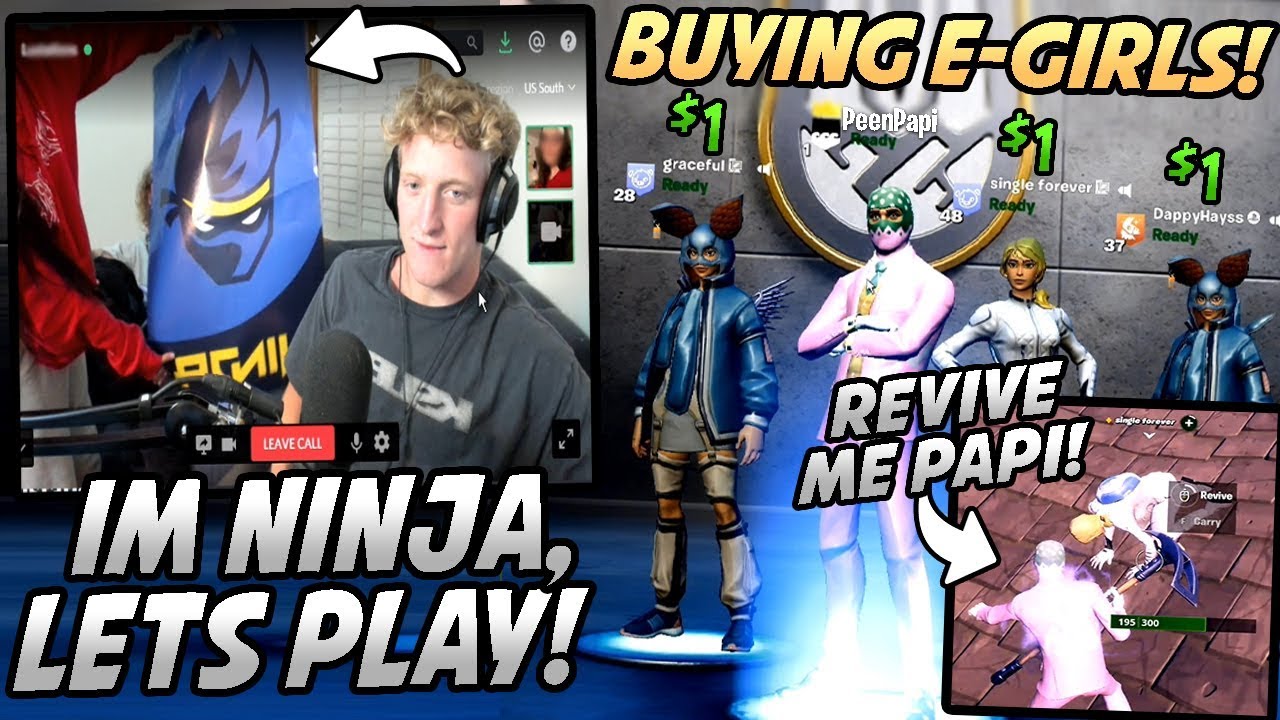 Tfue Can't Stop CRYING After Paying E-GIRLS To Play With Him & Pretending To Be NINJA!