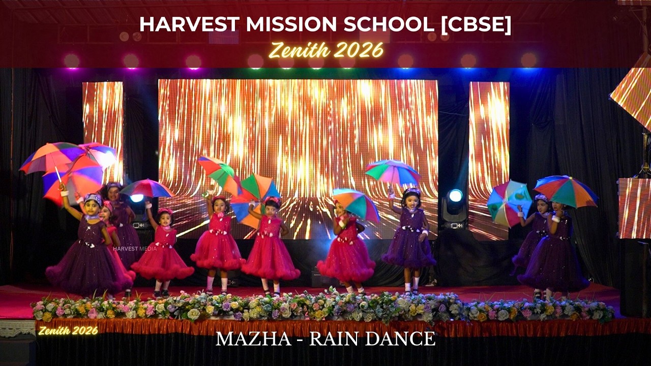 MAZHA - RAIN KG DANCE | ZENITH 2026 | 27th Annual Day | Harvest Mission School [CBSE]