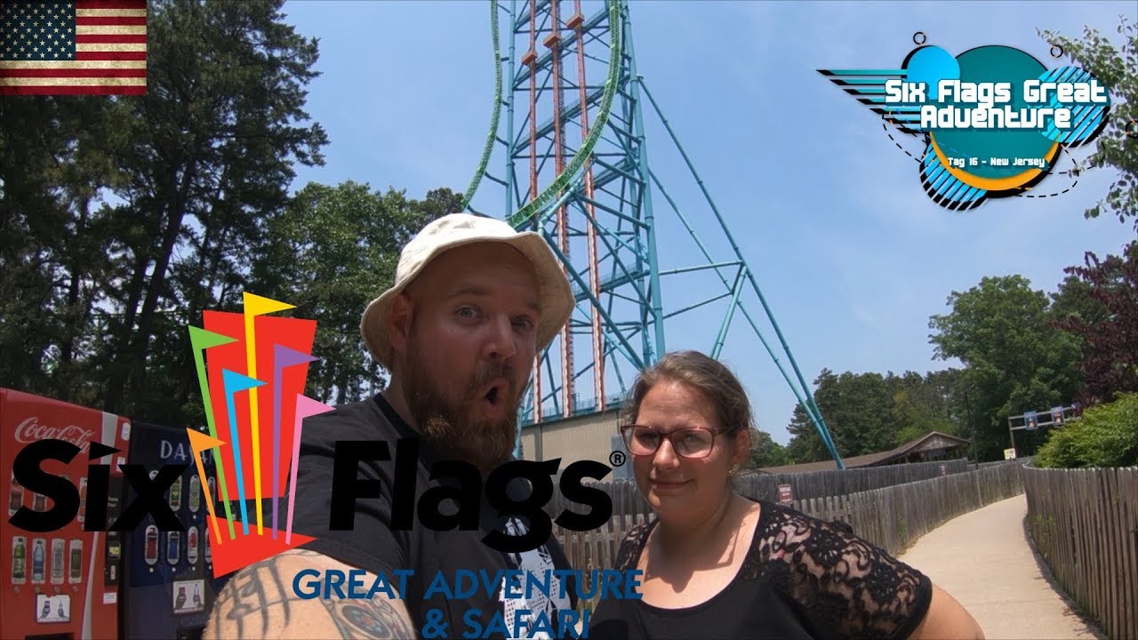 Sechs Flaggen Großes Abenteuer & 13 Achterbahnen - Vlog
