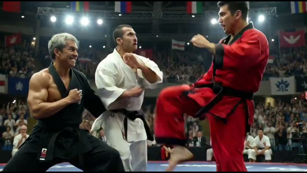 Japanese vs Chinese Kung Fu Showdown 🔥 Epic Arena Face-Off (No Punches)