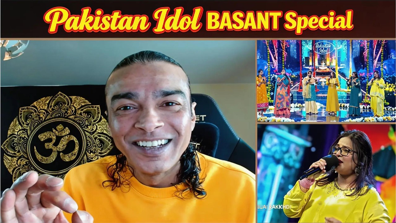 SweindianReaction/Pakistan Idol/All Girls Basant Medley/Merab Javilin/“Batiyan Bhujai Rakkhdi”