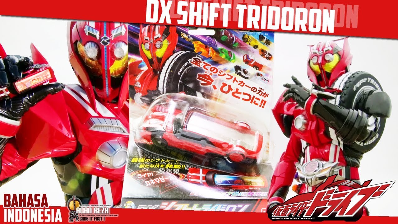 DX REVIEW - DX SHIFT TRIDORON / シフトトライドロン ラ [Kamen Rider Drive] - [BAHASA INDONESIA]
